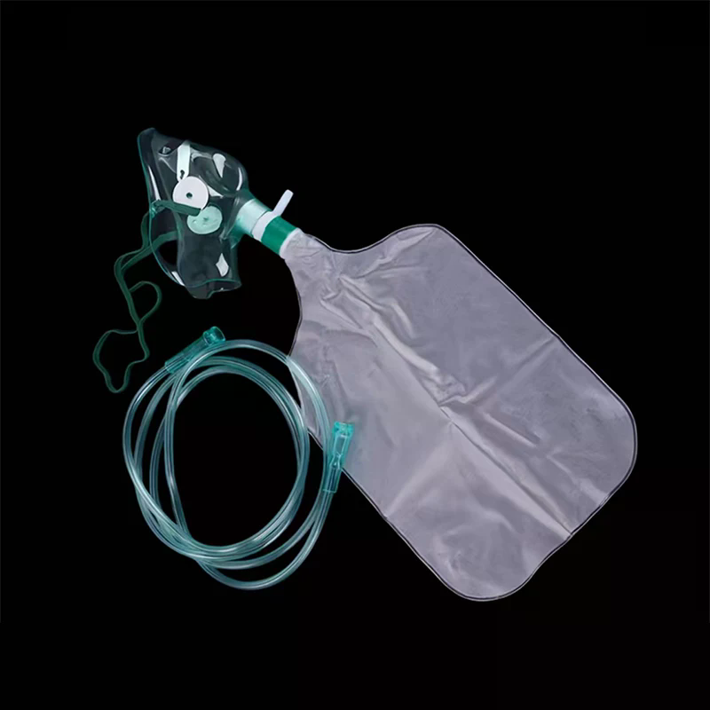 Oxygen Mask Non-Rebreather - 성인/어린이용 고농도 산소 마스크 1개 (튜빙