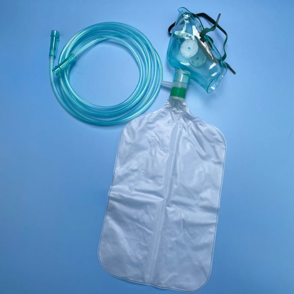Oxygen Mask Non-Rebreather - 튜브가 있는 1Pc 성인 고농도 산소