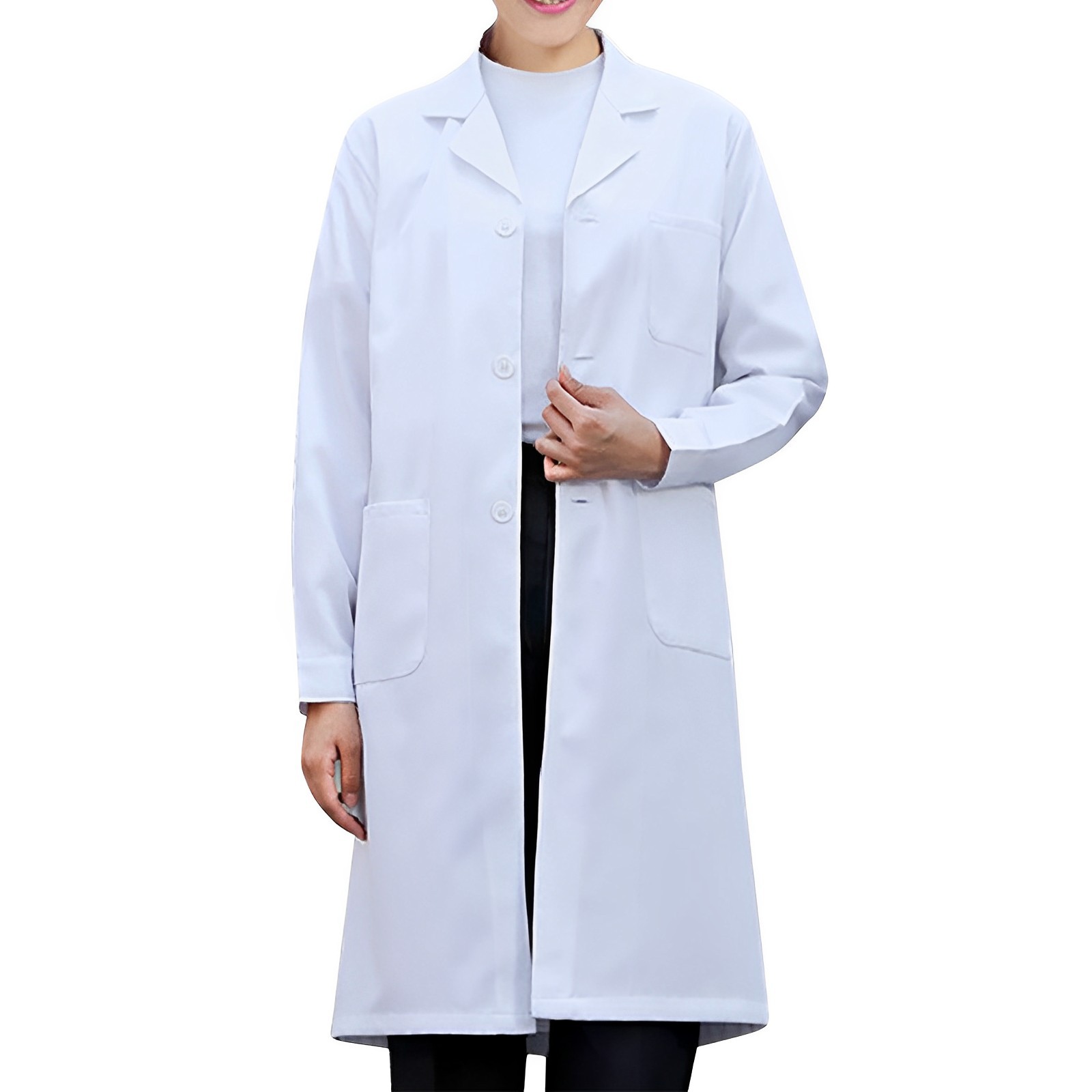 Medical Lab Professional - 여성용 흰색 실험실 코트 남성 학생