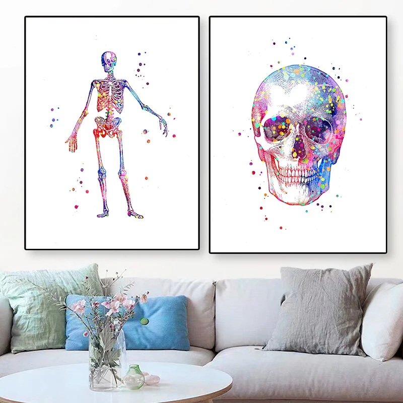 해부학 의료 포스터 꽃 기관 벽 예술 캔버스 그림 인류 - Medical Lab Posters 리뷰 및 가격