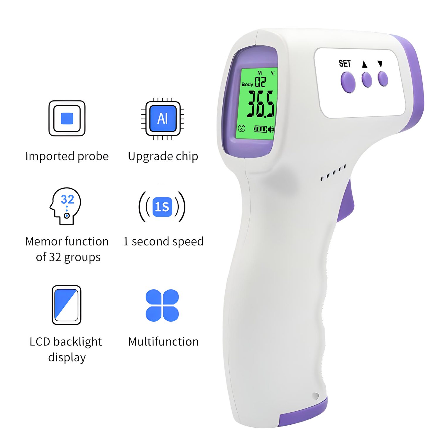 의료 온도 적외선 온도계 이마 디지털 비접촉 온도계 L - Digital Thermometer Infrared 리뷰 및 가격
