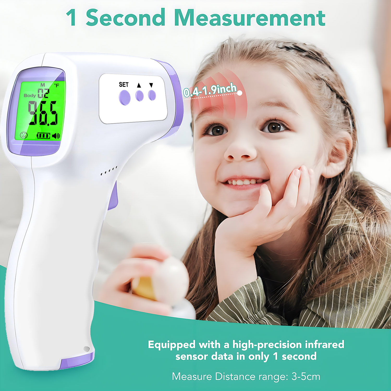 디지털 체온계 적외선 비접촉 체온계 비접촉 이마 체온계 - Digital Thermometer Infrared 리뷰 및 가격