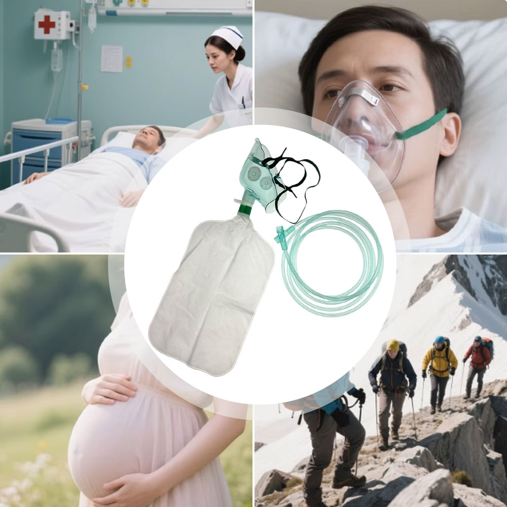 5-10개 일회용 성인용 고농도 산소 마스크(튜브 포함 - Oxygen Mask Non-Rebreather 리뷰 및 가격