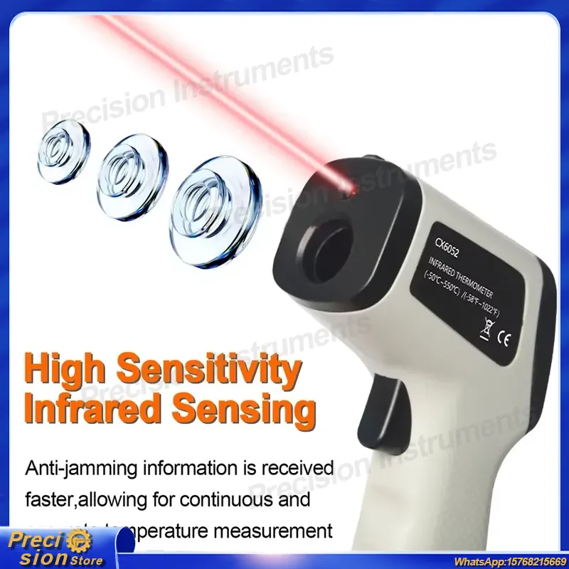 CX6050 휴대용 비접촉식 적외선 온도계 건 디지털  - Digital Thermometer Infrared 리뷰 및 가격